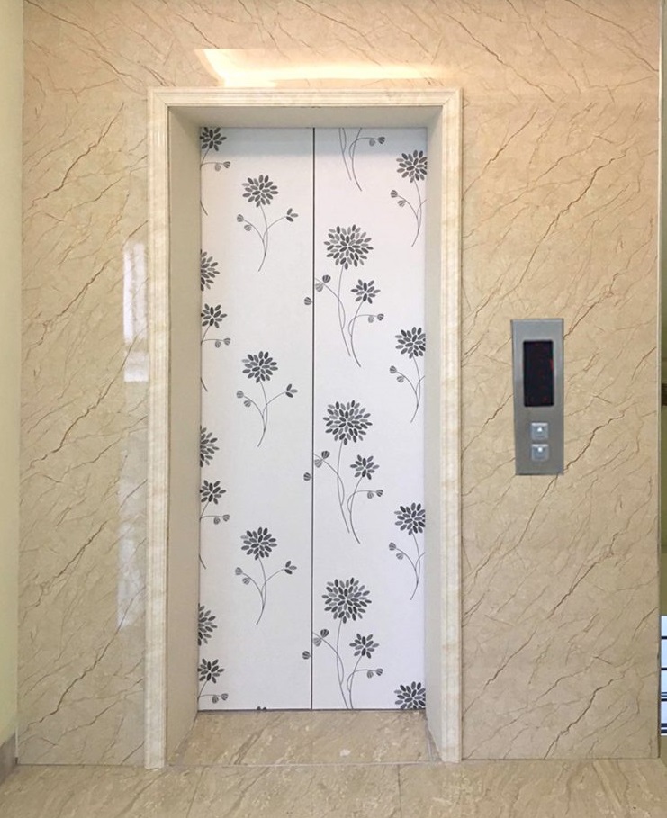 Đá ốp thang máy