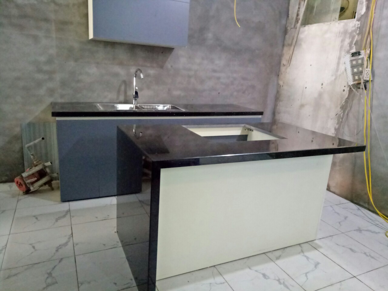 Đá ốp bàn bếp tại tây hồ hà nội