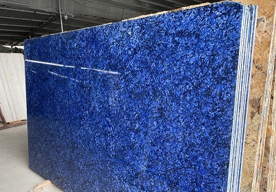 đá granite xanh gia trời brazil