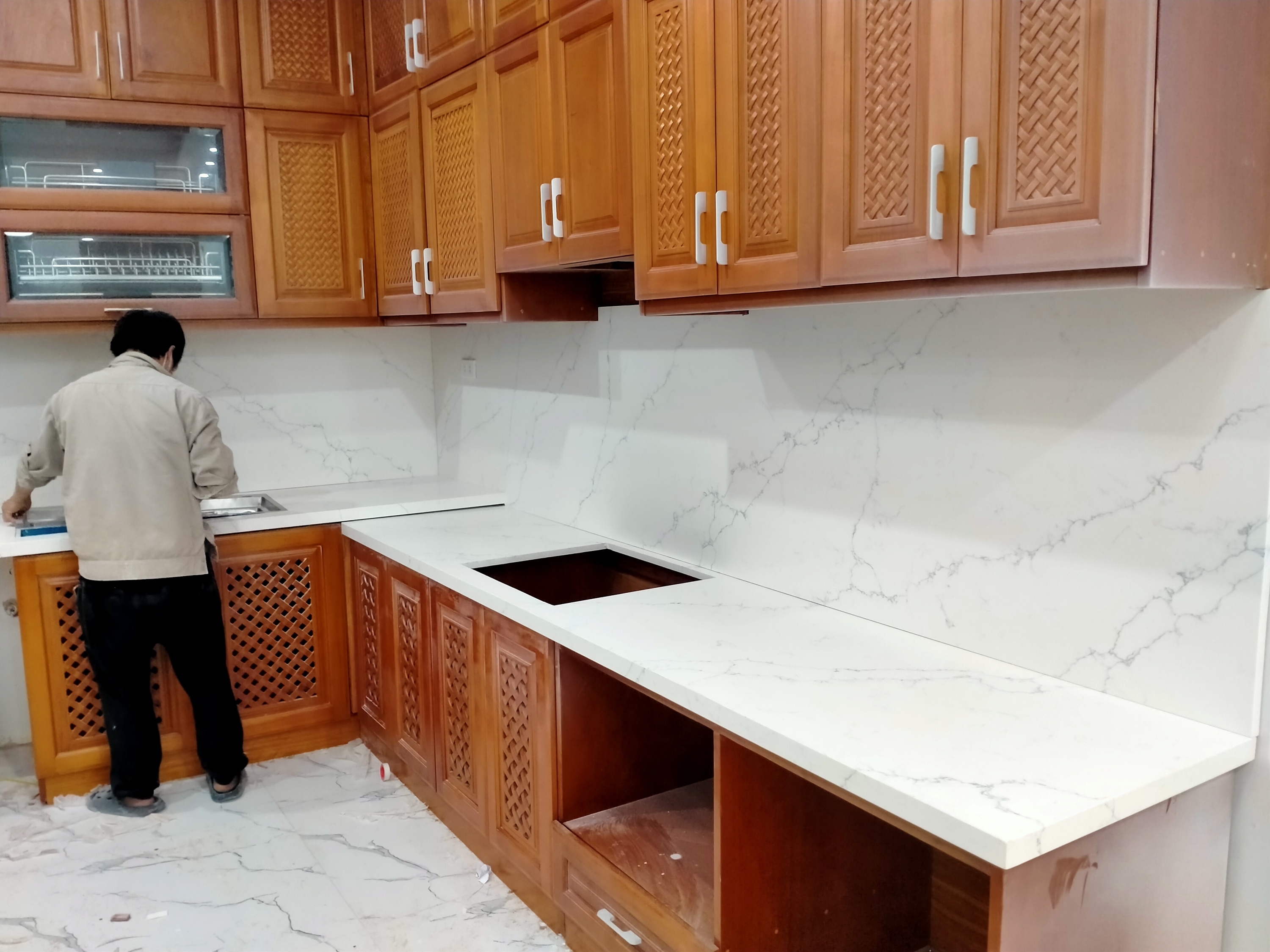 Đá ốp bàn bếp tại Hà Nội