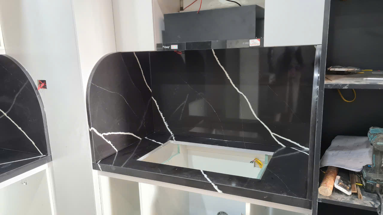 Đá mặt bếp vinaquartz  VQ8240